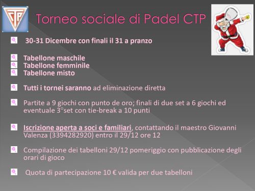 Torneo Sociale di Padel