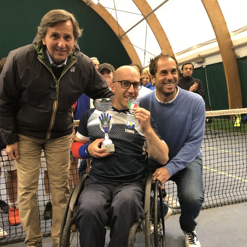 Campionati Italiani Tennis Wheelchair: titolo all’abruzzese Cippo