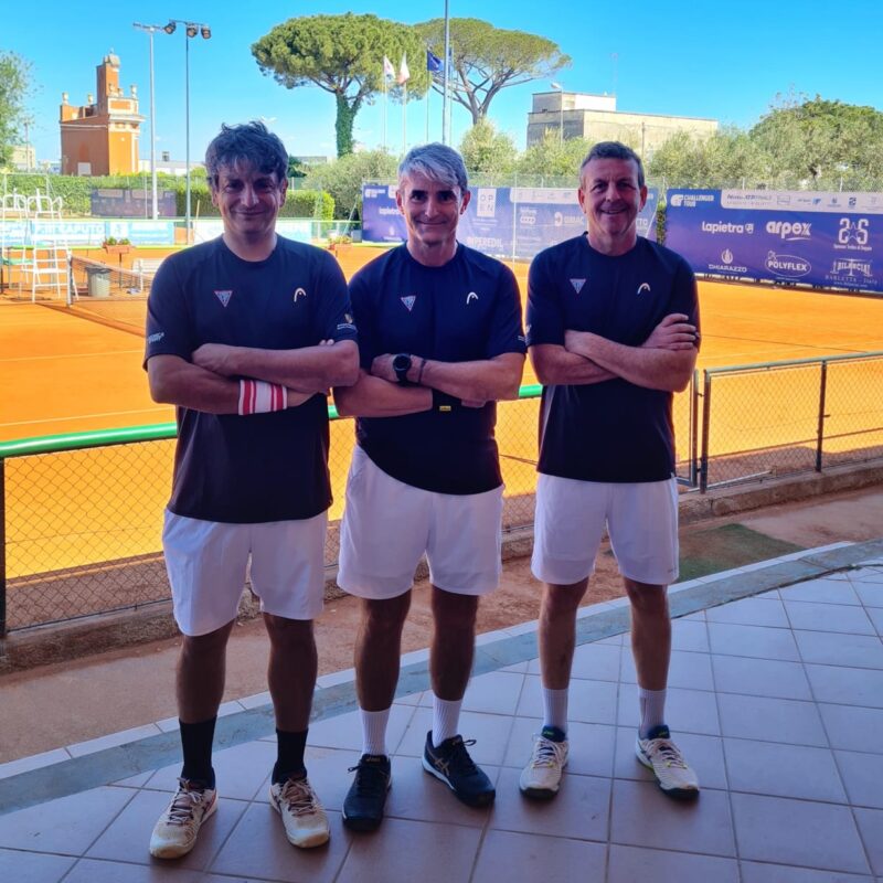 Tabellone nazionale over 55: buona la prima per il Ctp