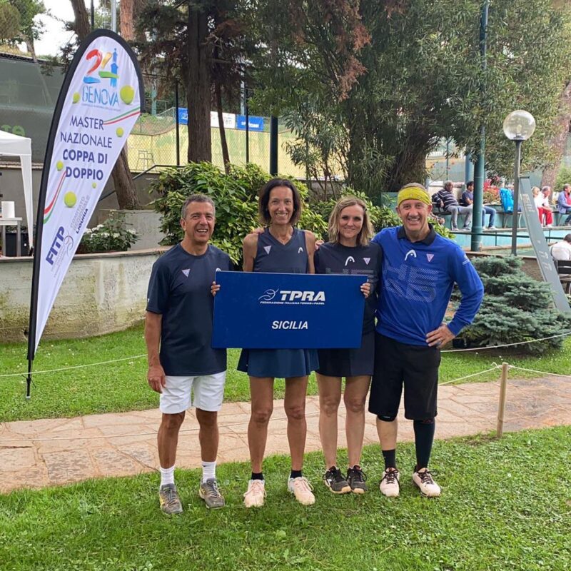 Ct Palermo in finale nel master nazionale della Coppa di doppio misto Tpra