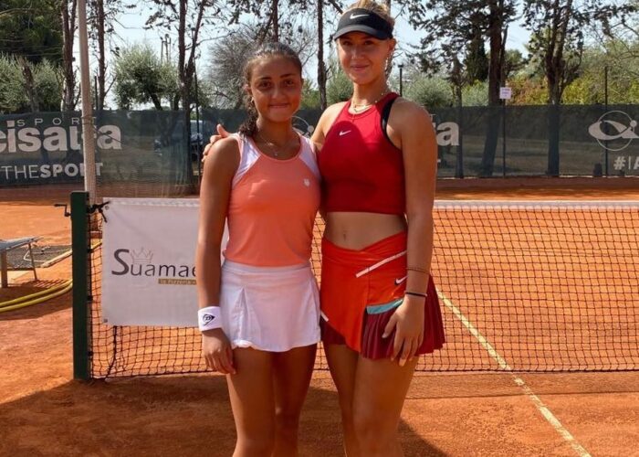 D’Amico in finale nel doppio ai campionati italiani und.15. Allegra fuori in “semi” in Slovenia