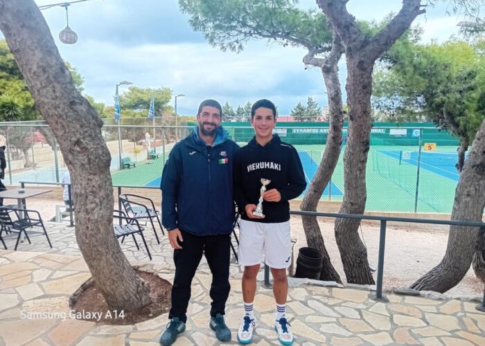 Carroccio si ferma soltanto in finale a Rafina, T.E under 14 maschile