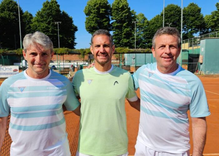 Le squadre over 55 e over 60 battute entrambe dal Ct Etruria Prato