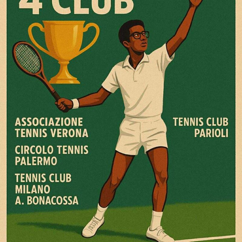 Il 20 e il 21 settembre quadrangolare di tennis tra Ctp, AT Verona, Parioli e Milano Bonacossa