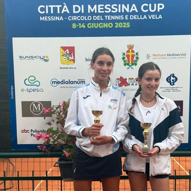 Circuito Road to Torino under 9-11-13: a Messina successo di Pivetti nel doppio femminile under 13